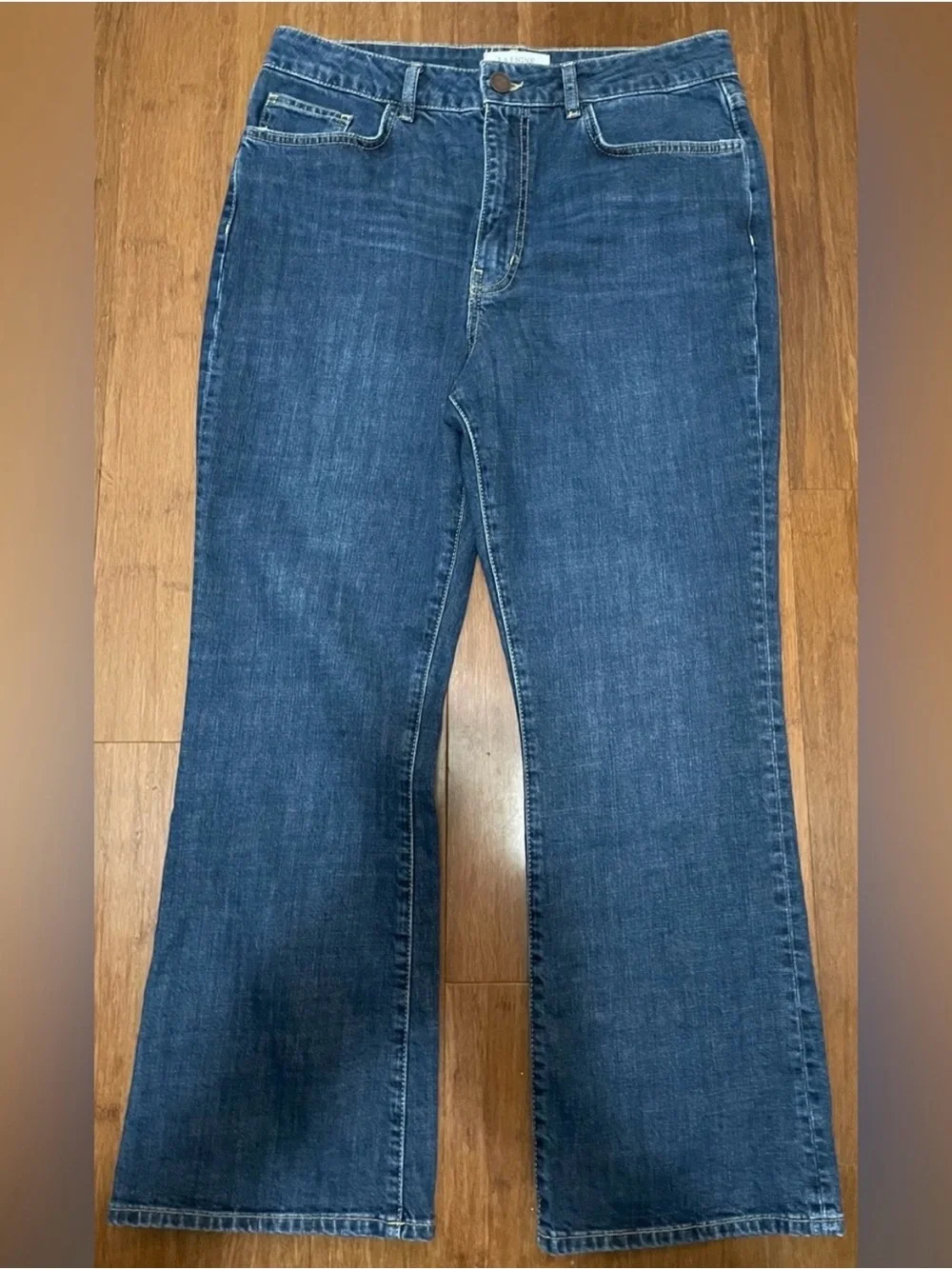 La Ligne Jeans 31 Blue Ankle Bootcut Classic Luxury